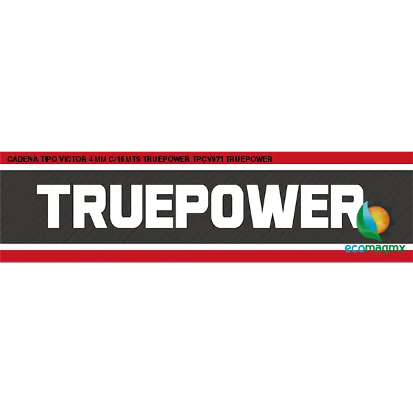 CADENA TIPO VICTOR 4 MM C/15 MTS TRUEPOWER TPCV971 TRUEPOWER