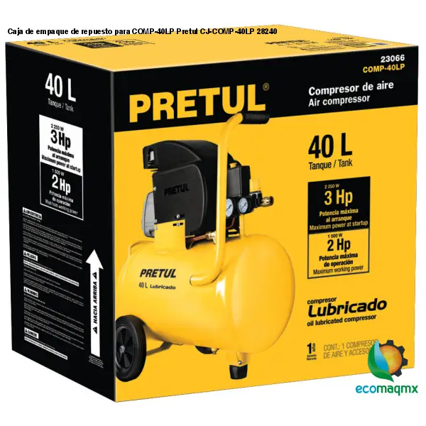 Caja de empaque de repuesto para COMP-40LP Pretul