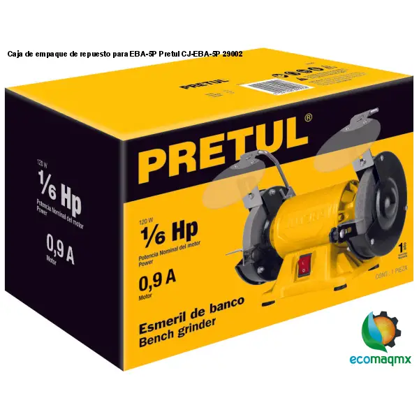 Caja de empaque de repuesto para EBA-5P Pretul CJ-EBA-5P