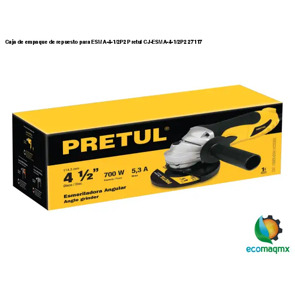 Caja de empaque de repuesto para ESMA-4-1/2P2 Pretul