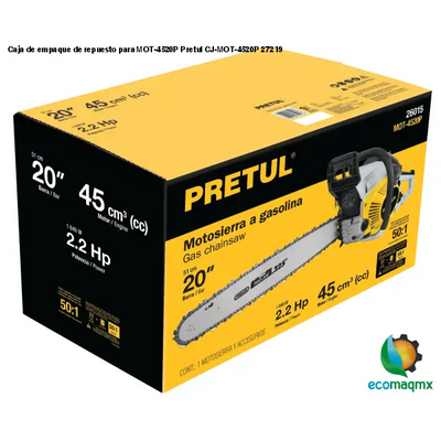 Caja de empaque de repuesto para MOT-4520P Pretul