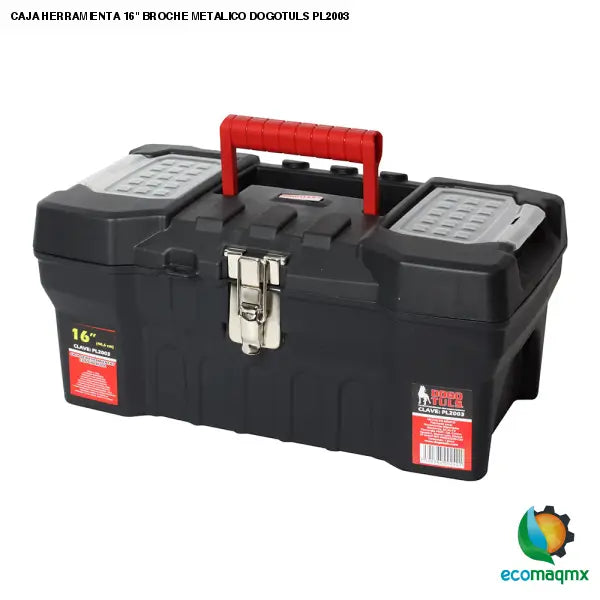 CAJA HERRAMIENTA 16 BROCHE METALICO DOGOTULS PL2003