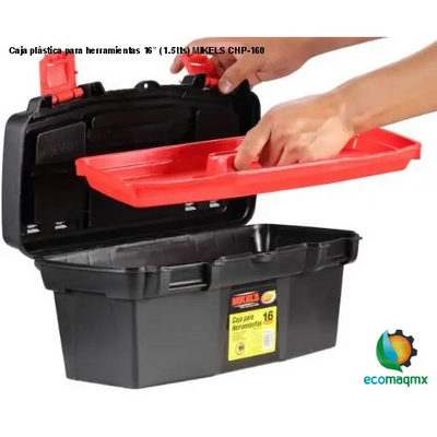 Caja plástica para herramientas 16” (1.5 lts) MIKELS CHP-160