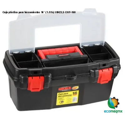 Caja plástica para herramientas 16” (1.5 lts) MIKELS CHP-160