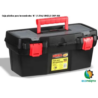 Caja plástica para herramientas 16” (1.5 lts) MIKELS CHP-160