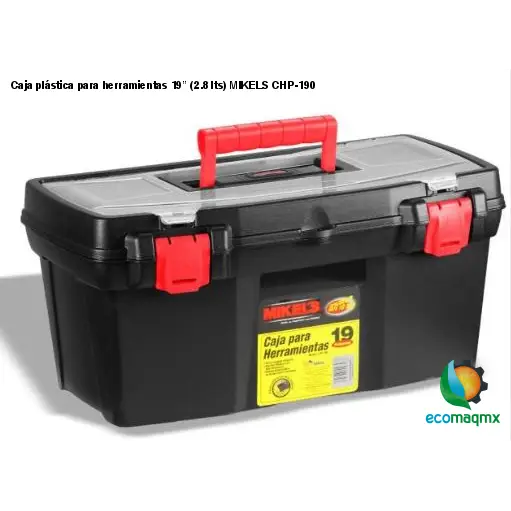 Caja plástica para herramientas 19” (2.8 lts) MIKELS CHP-190