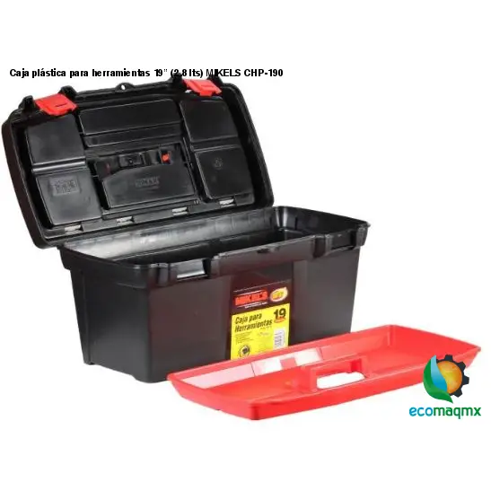 Compra Caja plástica para herramientas 16” (1.5 lts) en Mikels