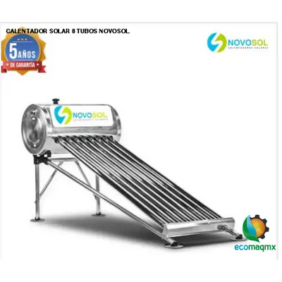 CALENTADOR SOLAR 8 TUBOS NOVOSOL