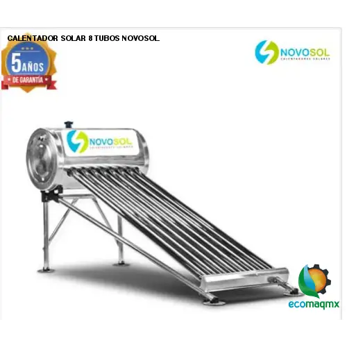 CALENTADOR SOLAR 8 TUBOS NOVOSOL