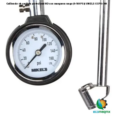 Calibrador de carátula profesional HD con manguera rango