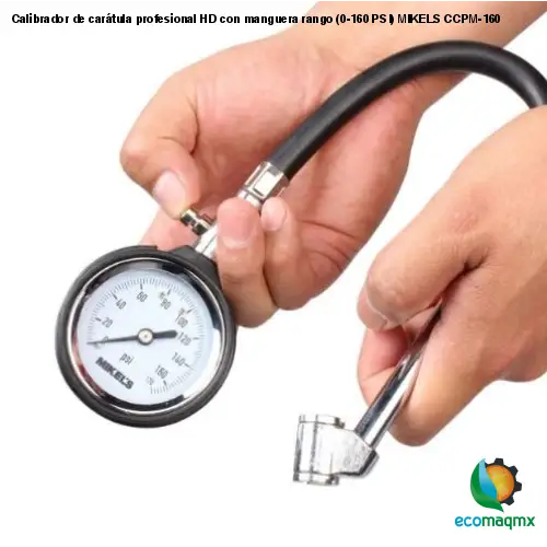 Calibrador de carátula profesional HD con manguera rango