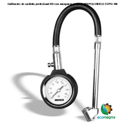 Calibrador de carátula profesional HD con manguera rango