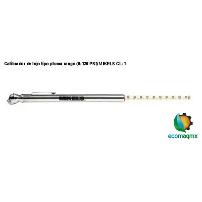 Calibrador de lujo tipo pluma rango (0-120 PSI) MIKELS CL-1