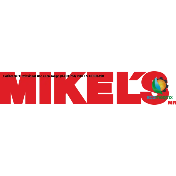 Calibrador Profesional uso rudo rango (0-200 PSI) MIKELS