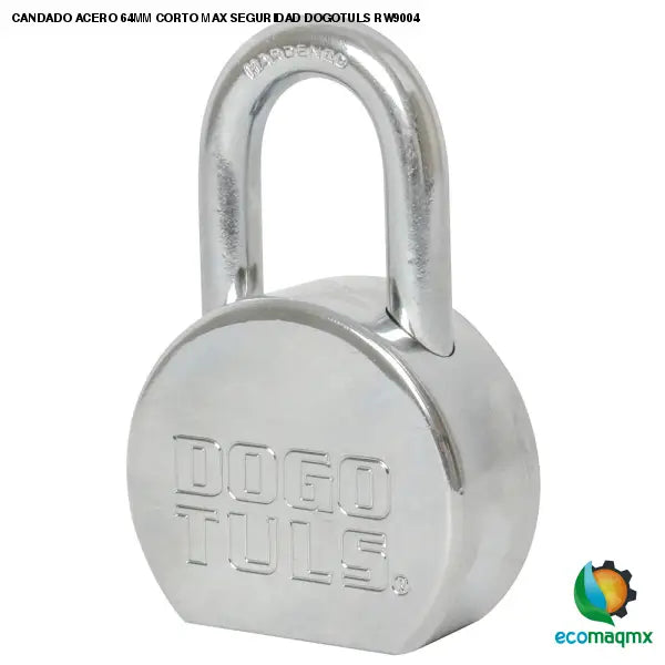 CANDADO ACERO 64MM CORTO MAX SEGURIDAD DOGOTULS RW9004