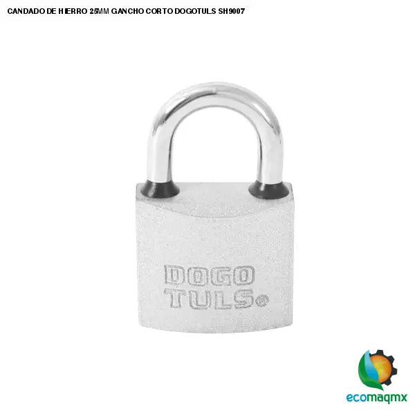 CANDADO DE HIERRO 25MM GANCHO CORTO DOGOTULS SH9007