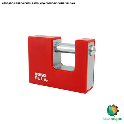 CANDADO HIERRO CORTINA 80MM CON FORRO DOGOTULS RL9000
