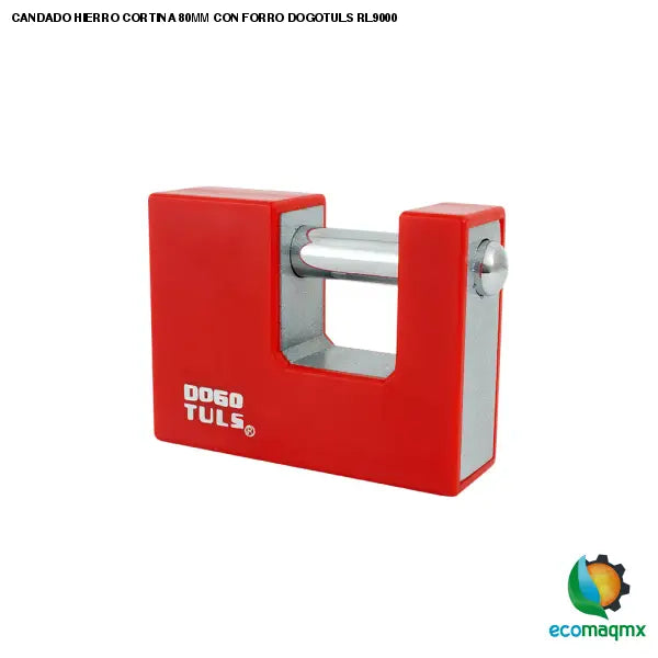 CANDADO HIERRO CORTINA 80MM CON FORRO DOGOTULS RL9000