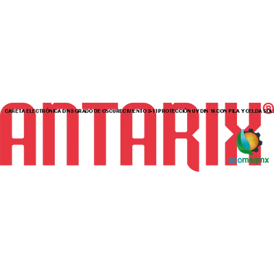CARETA ELECTRÓNICA DIN3 GRADO DE OSCURECIMIENTO 3-11 PROTECCIÓN UV DIN 16 CON PILA Y CELDA SOLDAR. KCS40 ANTARIX