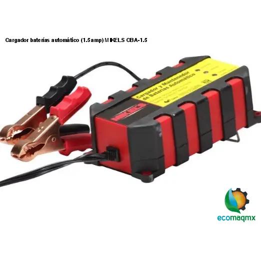 Cargador baterías automático (1.5 amp) MIKELS CBA-1.5