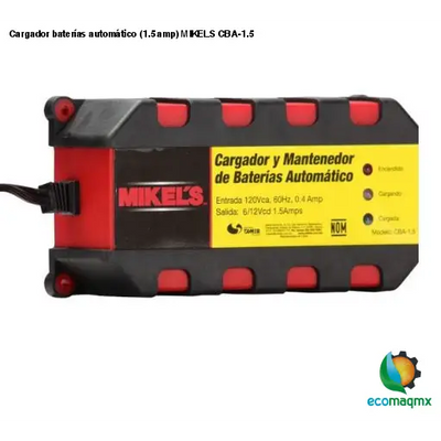 Cargador baterías automático (1.5 amp) MIKELS CBA-1.5