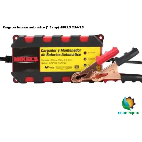 Cargador baterías automático (1.5 amp) MIKELS CBA-1.5