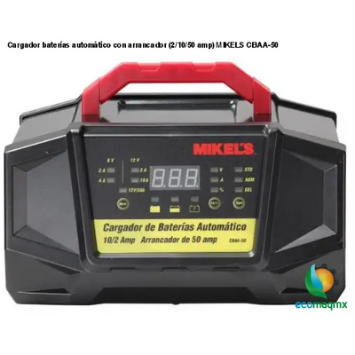Cargador baterías automático con arrancador (2/10/50 amp) MIKELS CBAA-50