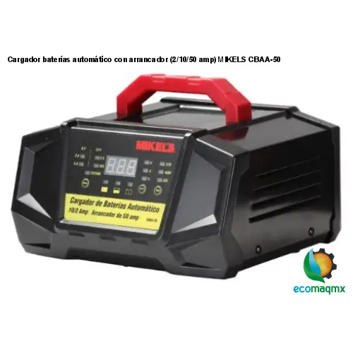 Cargador baterías automático con arrancador (2/10/50 amp) MIKELS CBAA-50