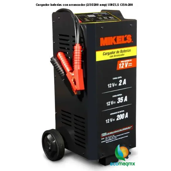 Cargador baterías con arrancador (2/35/200 amp) MIKELS