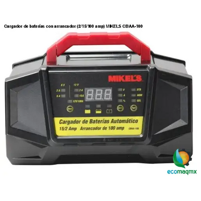 Cargador de baterías con arrancador (2/15/100 amp) MIKELS