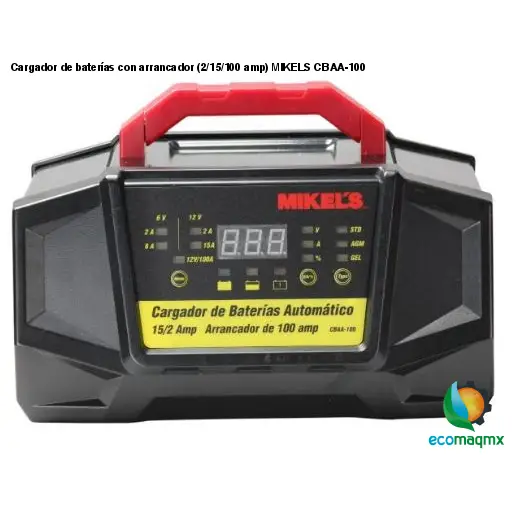 Cargador de baterías con arrancador (2/15/100 amp) MIKELS