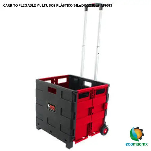 CARRITO PLEGABLE MULTIUSOS PLÁSTICO 35kg DOGOTULS AP0083