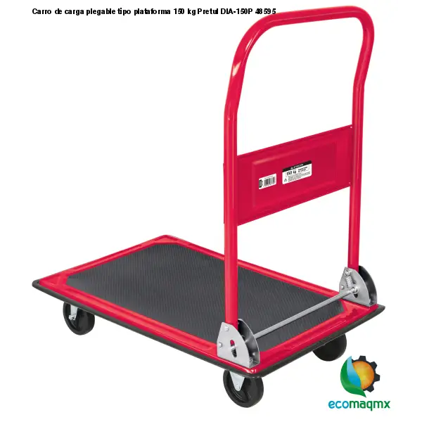 Carro de carga plegable tipo plataforma 150 kg Pretul