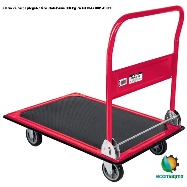 Carro de carga plegable tipo plataforma 300 kg Pretul