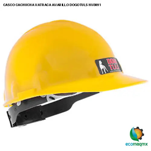 CASCO CACHUCHA MATRACA AMARILLO DOGOTULS HM3091