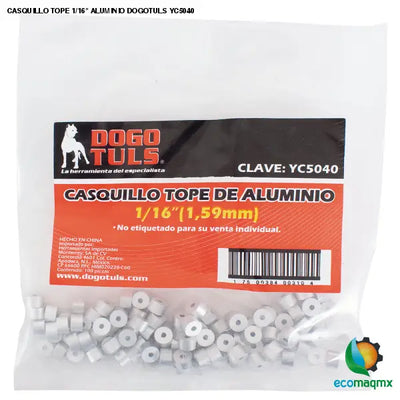 CASQUILLO TOPE 1/16 ALUMINIO DOGOTULS YC5040