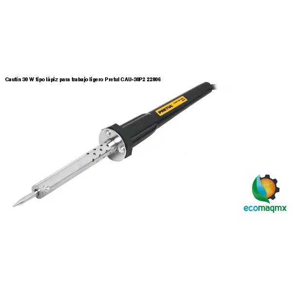 Cautín 30 W tipo lápiz para trabajo ligero Pretul CAU-30P2