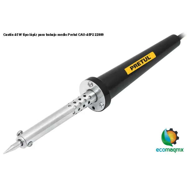 Cautín 45 W tipo lápiz para trabajo medio Pretul CAU-45P2