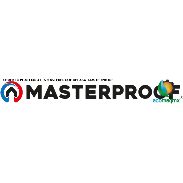 CEMENTO PLASTICO 4 LTS MASTERPROOF CPLAS4L MASTERPROOF