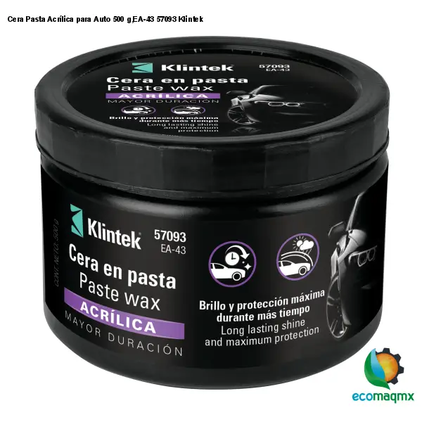 Cera Pasta Acrílica para Auto 500 g,EA-43 57093 Klintek