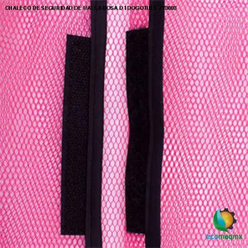 CHALECO DE SEGURIDAD DE MALLA ROSA D1 DOGOTULS JY3003 -