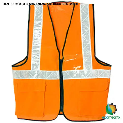 CHALECO MICROPRISMA NARANJA XL DOGOTULS GA3021