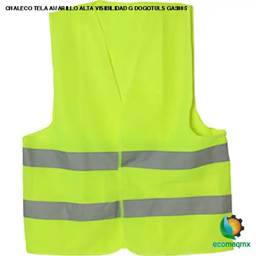 CHALECO TELA AMARILLO ALTA VISIBILIDAD G DOGOTULS GA3005