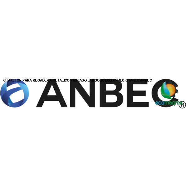 CHAPETON PARA REGADERA METALICO VASTAGO LARGO JUEGO ANBEC