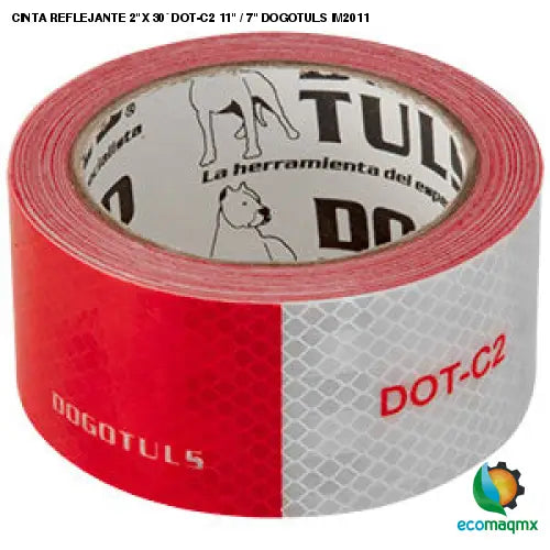 CINTA REFLEJANTE 2X 30´ DOT-C2 11 / 7 DOGOTULS IM2011