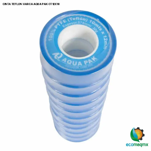 CINTA TEFLON MARCA AQUA PAK CT12X10