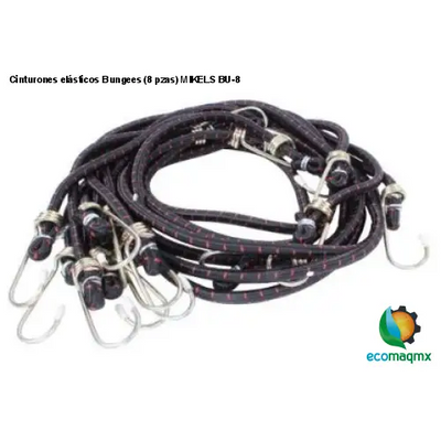 Cinturones elásticos Bungees (8 pzas) MIKELS BU-8