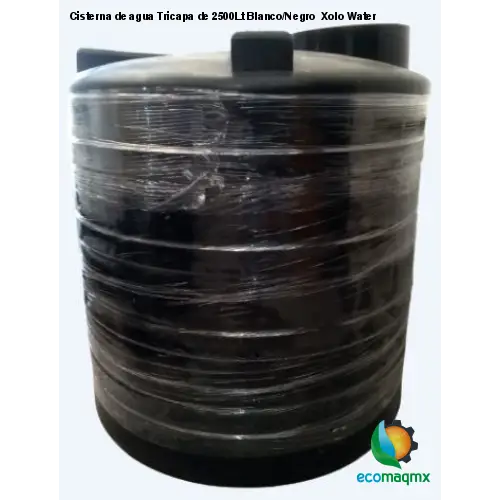 Tanque de 2500Lt Blanco/Negro Xolo Water