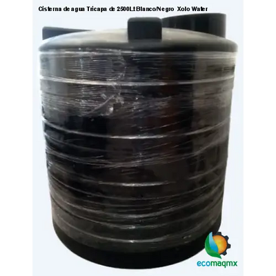 Tanque de 2500Lt Blanco/Negro Xolo Water