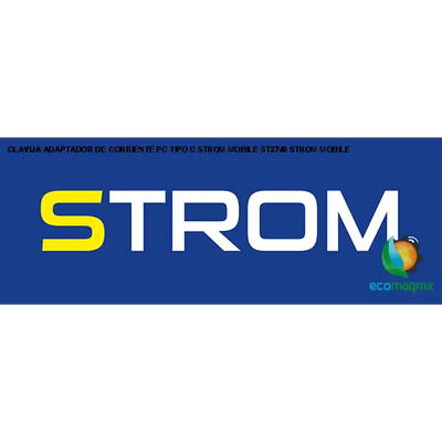 CLAVIJA ADAPTADOR DE CORRIENTE PC TIPO C STROM MOBILE ST2749